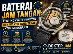 Baterai Jam Tangan: Tanda dan Waktu Penggantian